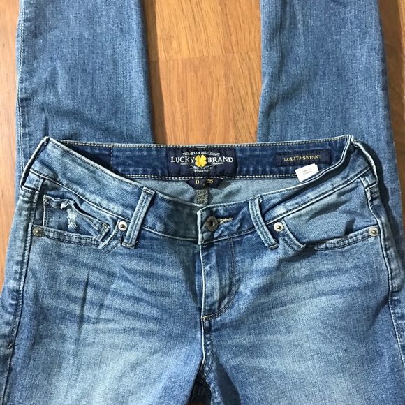 Women’s lucky brand jeans Sz 0/25 - Picture 4 of 9